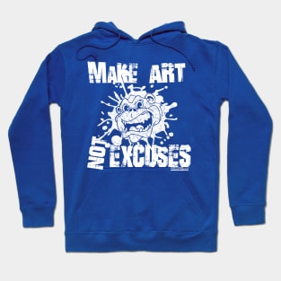 Make Art! (white) Hoodie